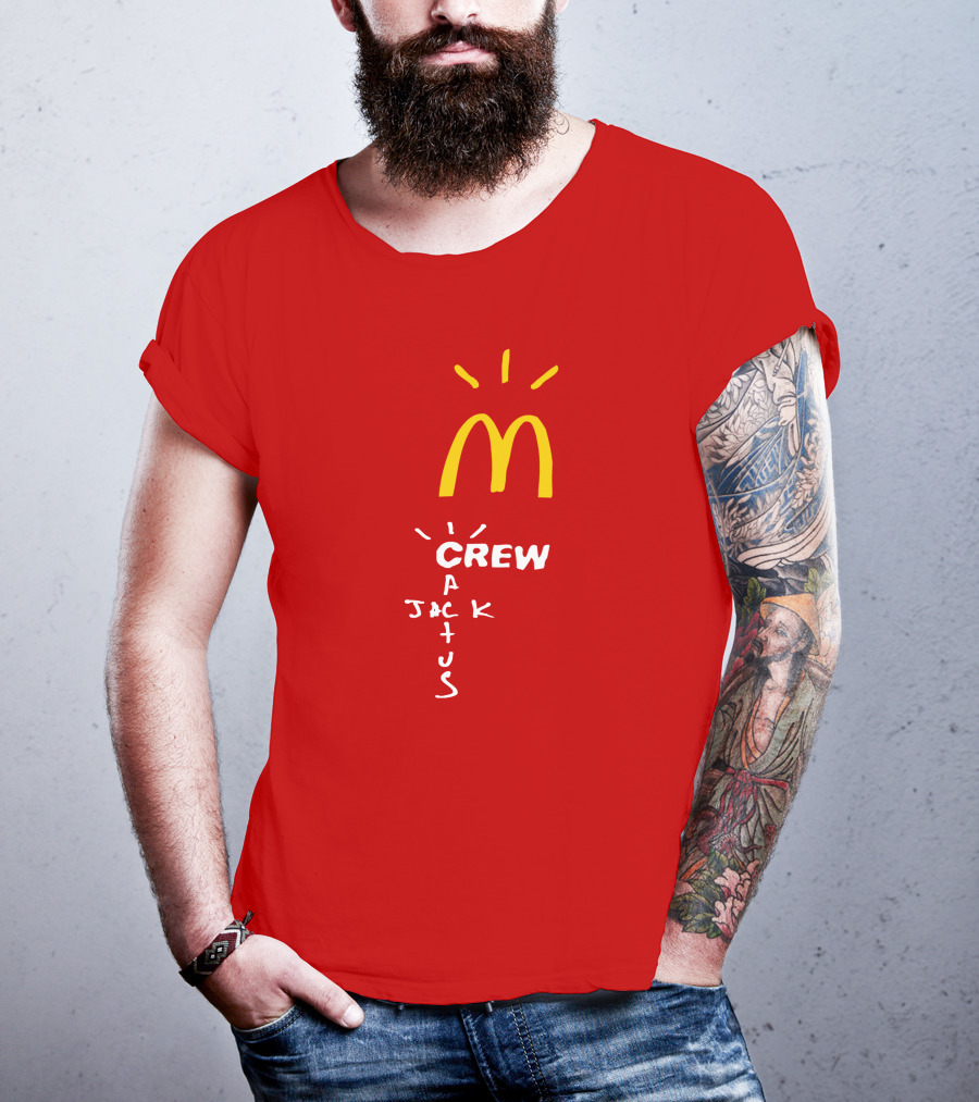 McDonalds Cactus Jack Crew Travis Scott Collaboration Toy T-Shirt