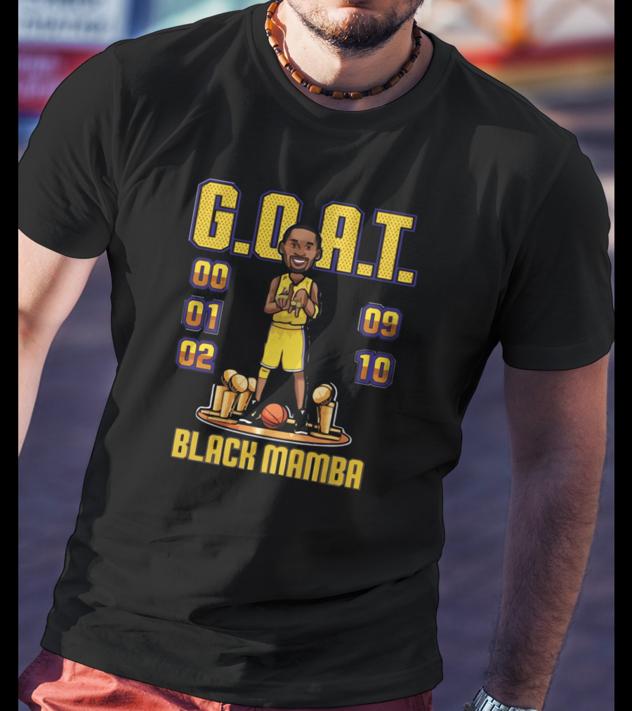 G.O.A.T. Black Mamba 00 01 02 09 10 T-Shirt