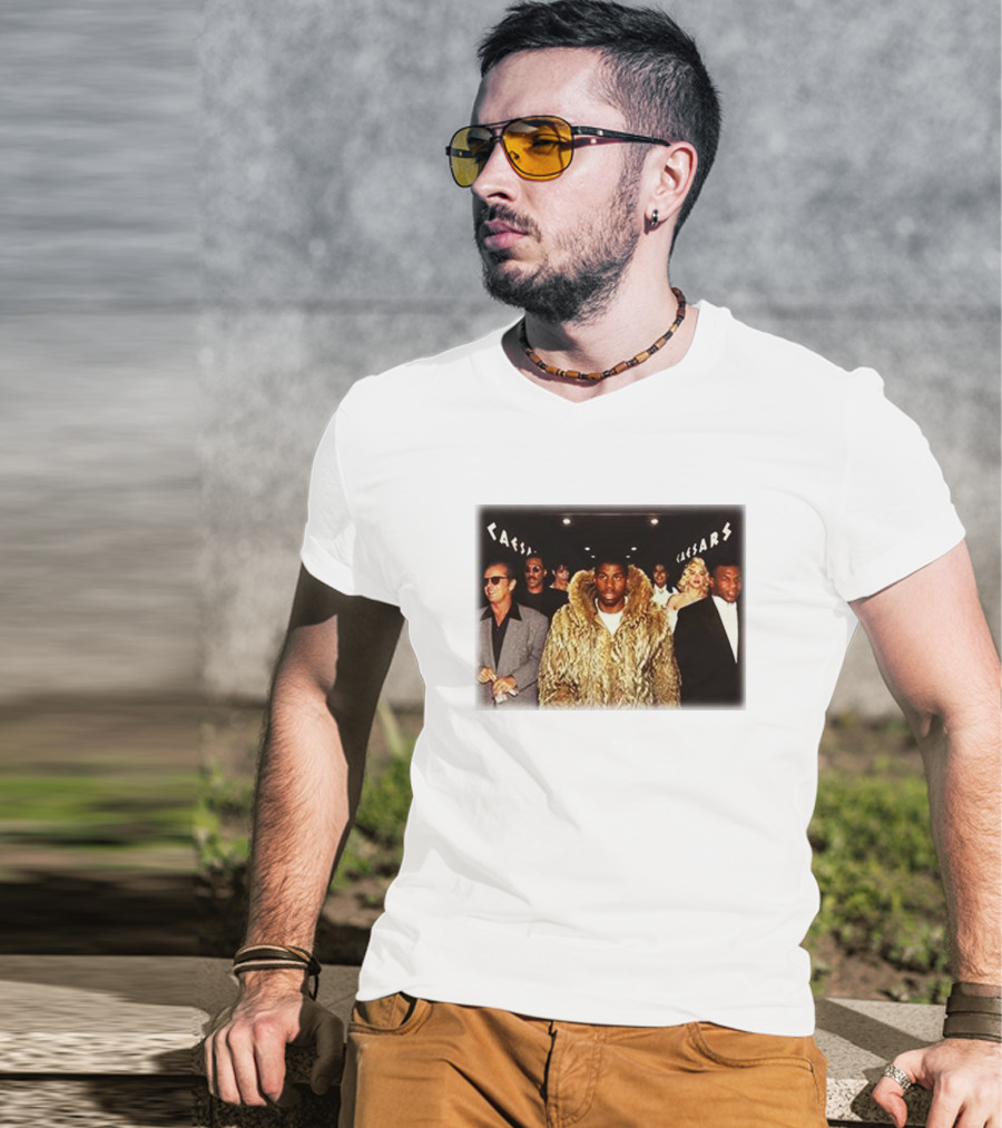 Caesars Barstool Entourage Fur Coat Entrance T-Shirt