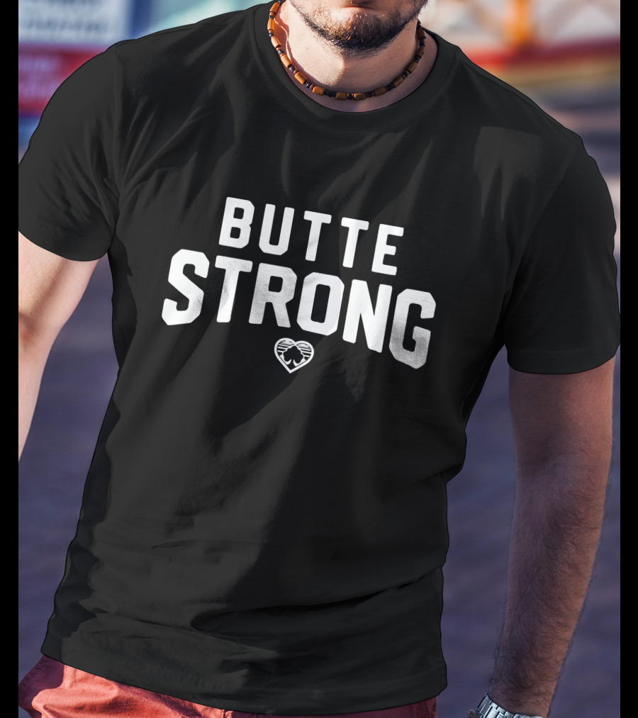 BUTTE STRONG Heart Symbol Resilience T-Shirt