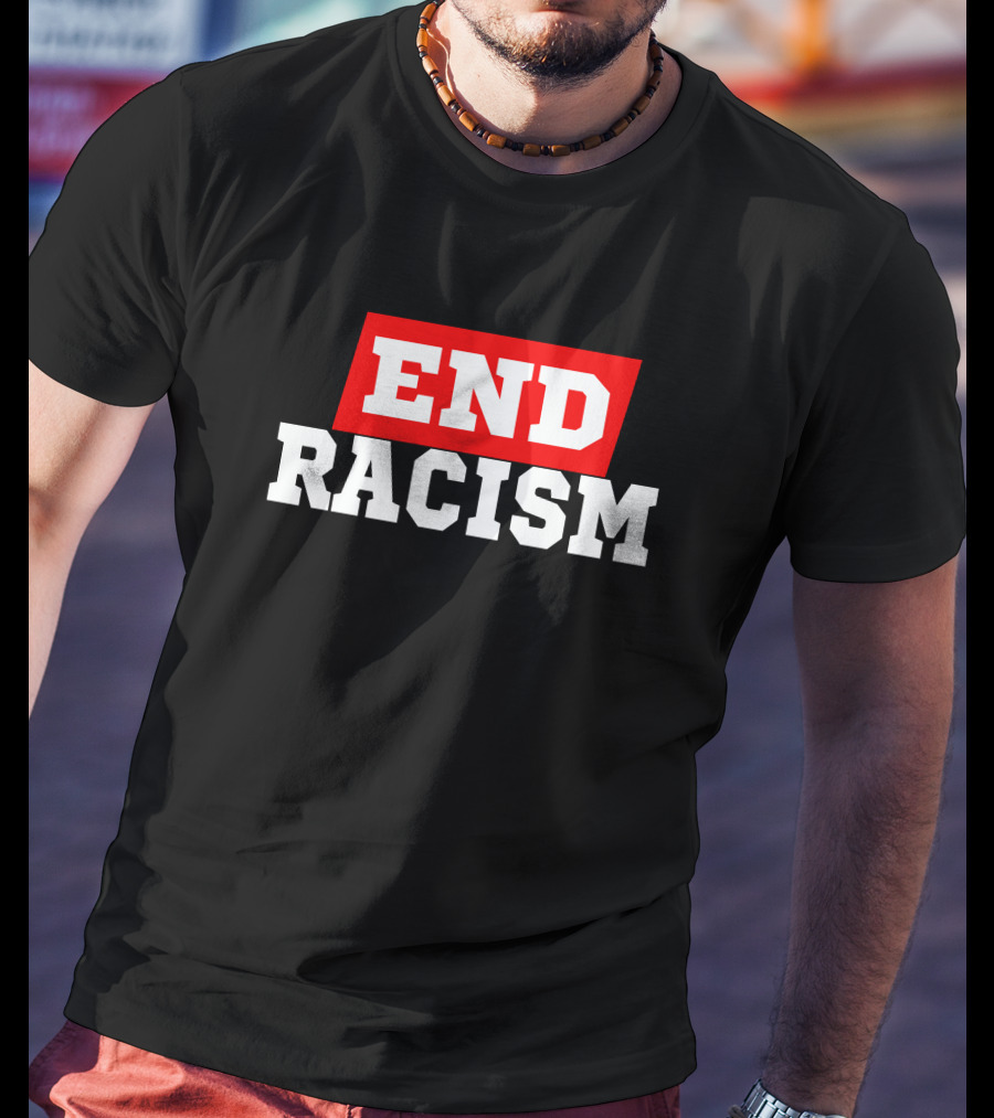 NFL End Racism Stop Racism Movement T-Shirt