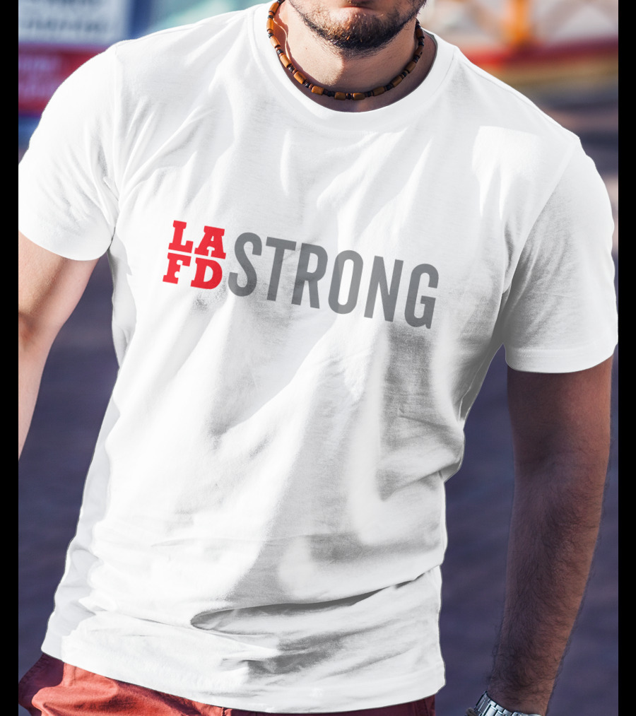 LA FD Strong Jennifer Garner T-Shirt