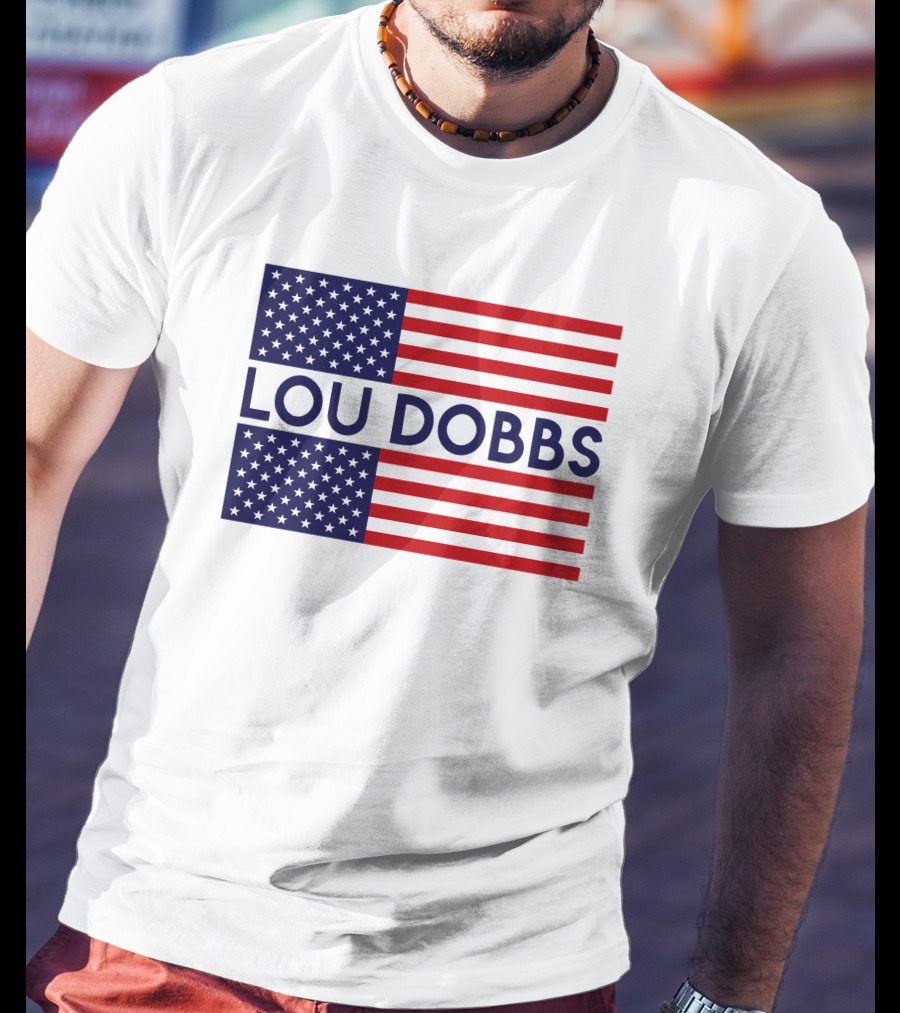 LOU DOBBS American Flag T-Shirt