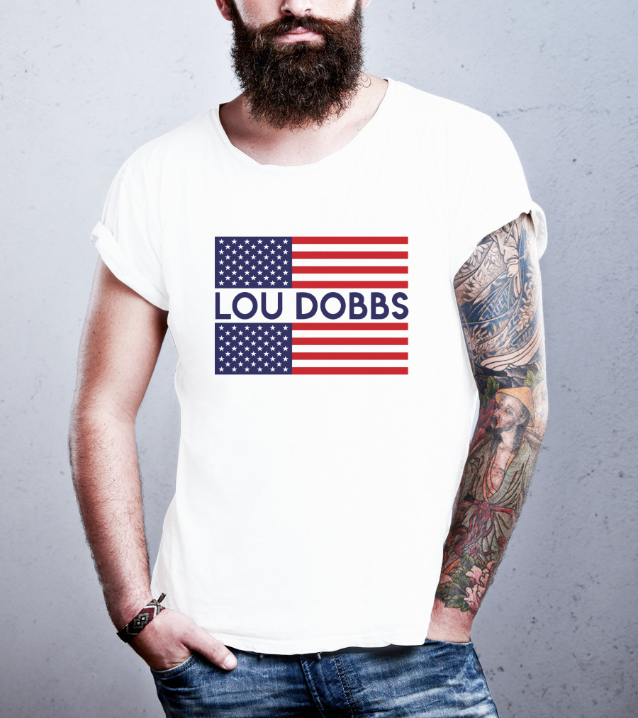 LOU DOBBS American Flag T-Shirt
