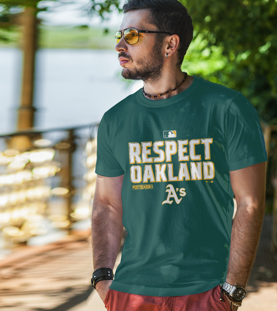 Respect Oakland A's Postseason MLB T-Shirt