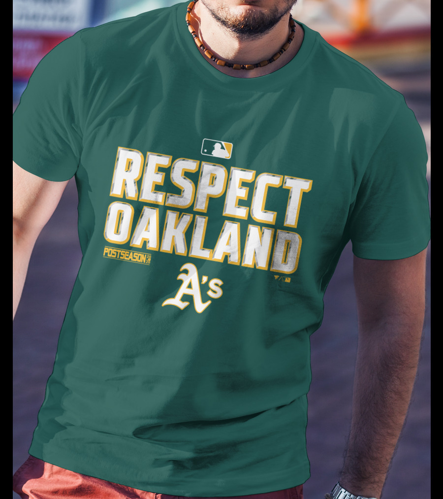Respect Oakland A's Postseason MLB T-Shirt
