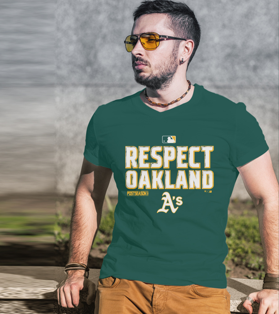 Respect Oakland A's Postseason MLB T-Shirt