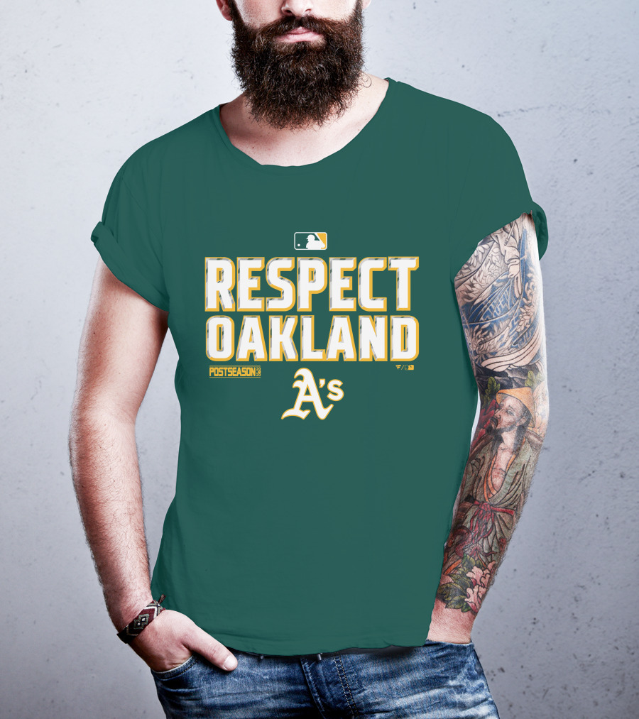 Respect Oakland A's Postseason MLB T-Shirt