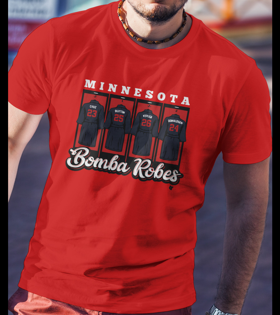 Minnesota Bomba Robes Cruz Buxton Kepler Donaldson Baseball T-Shirt