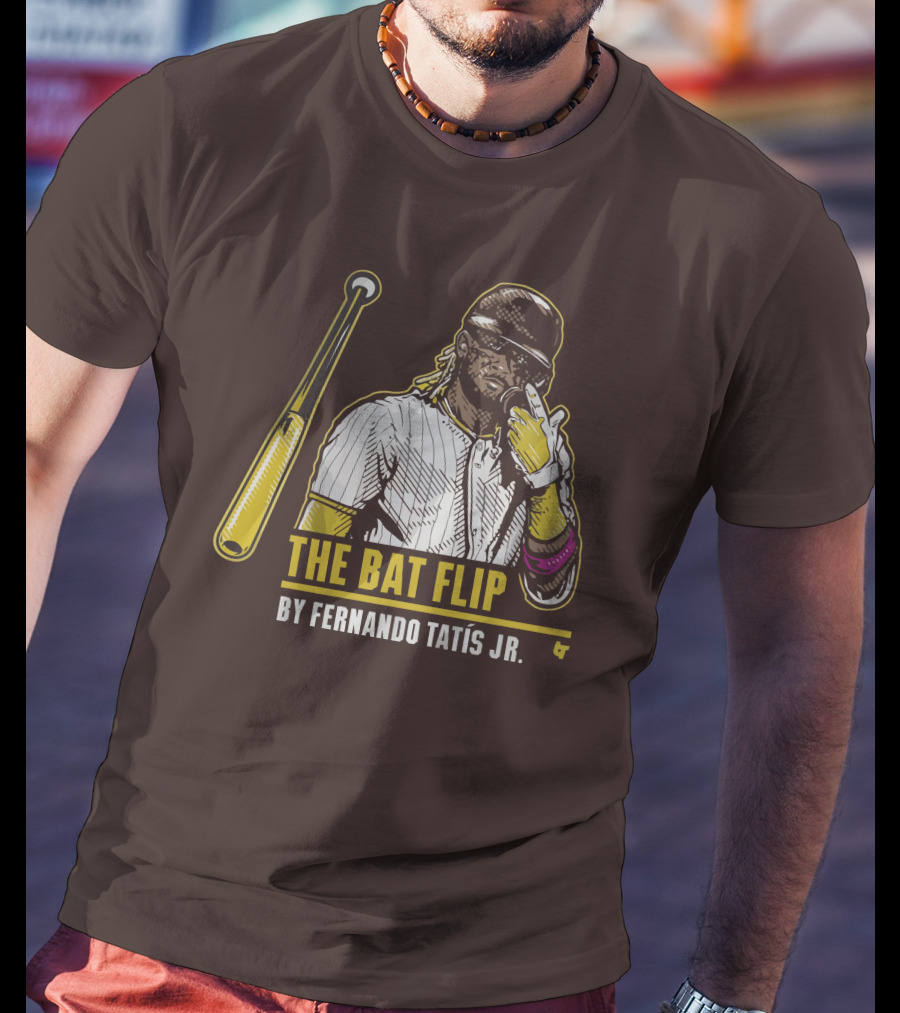 The Bat Flip By Fernando Tatis Jr. San Diego Padres T-Shirt