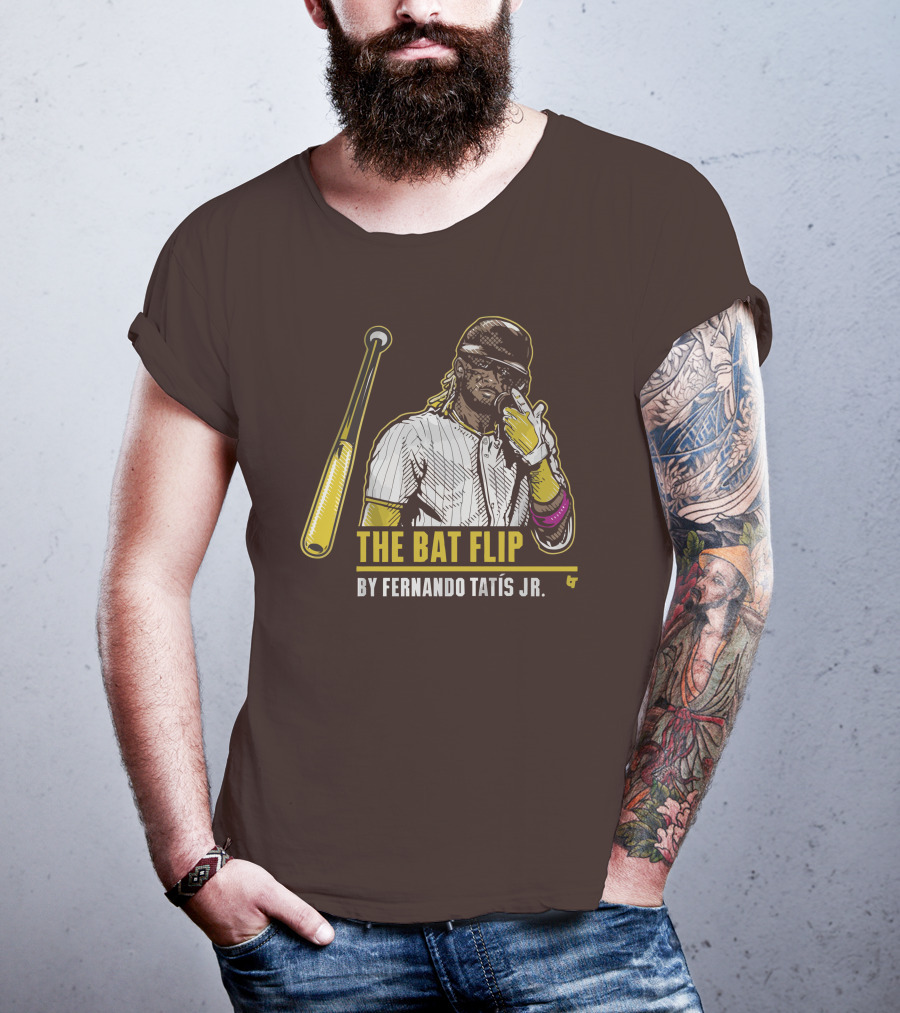 The Bat Flip By Fernando Tatis Jr. San Diego Padres T-Shirt