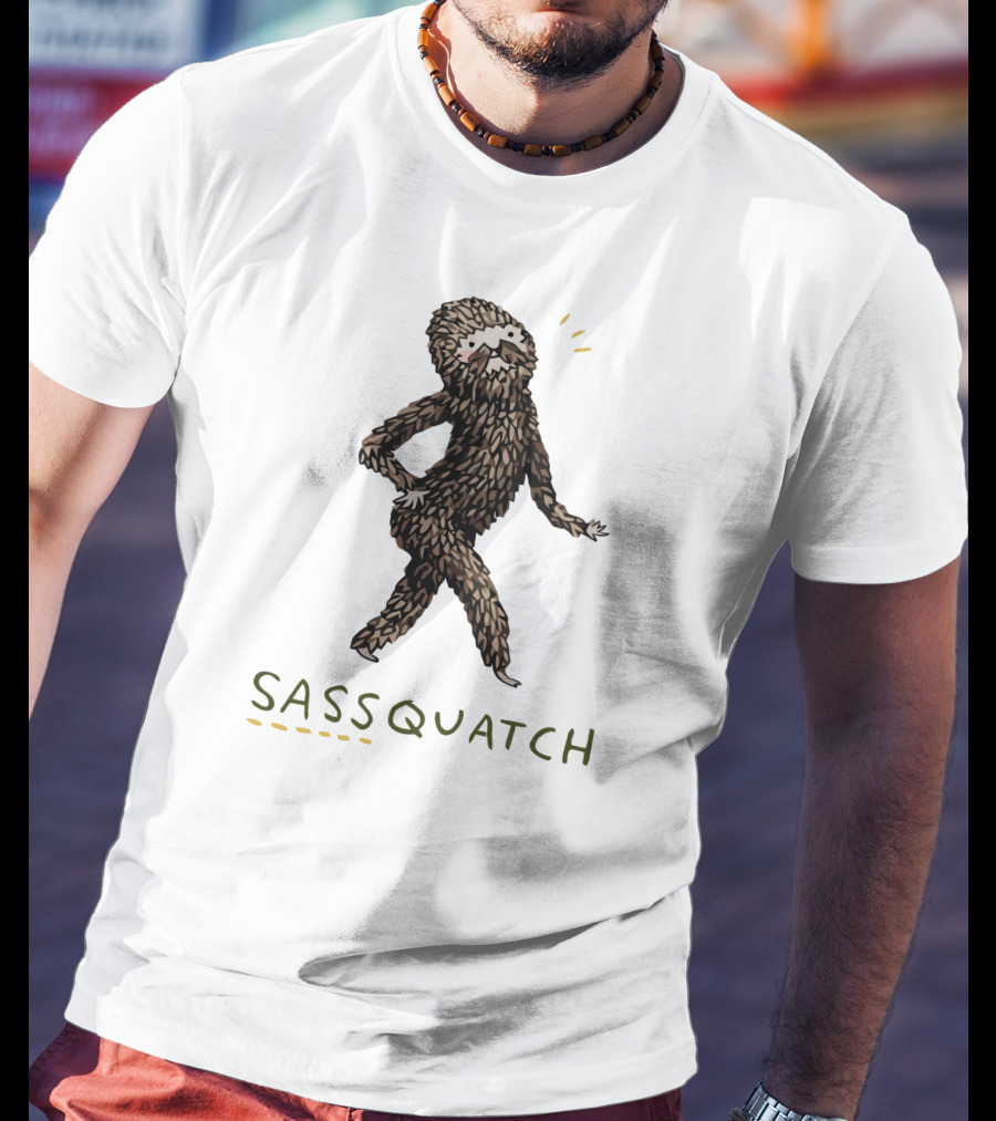 Sassquatch Bigfoot With A Sassy Attitude T-Shirt