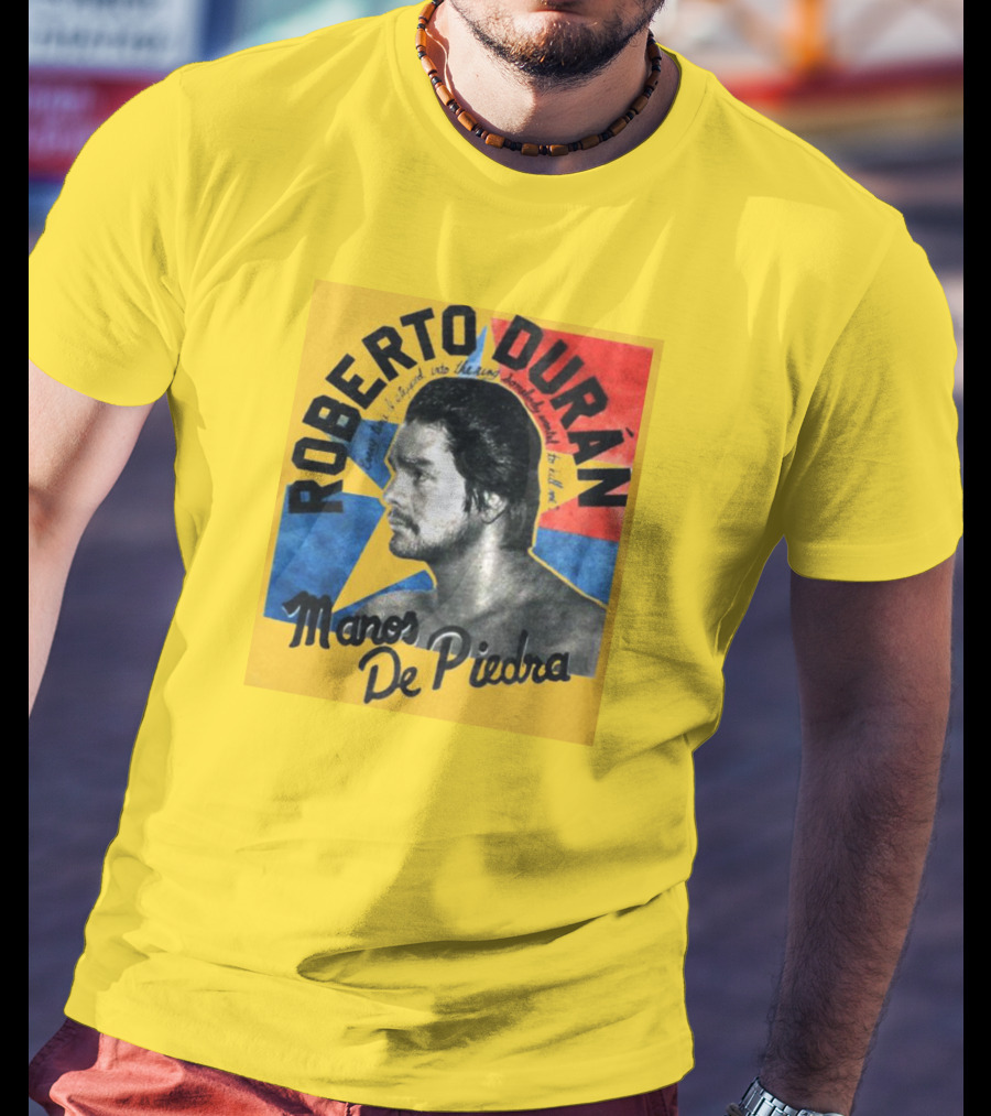 Roberto Durán Manos De Piedra Retro Boxing Legend Classic T-Shirt