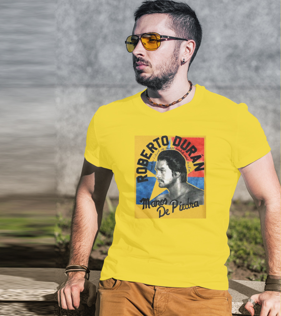 Roberto Durán Manos De Piedra Retro Boxing Legend Classic T-Shirt