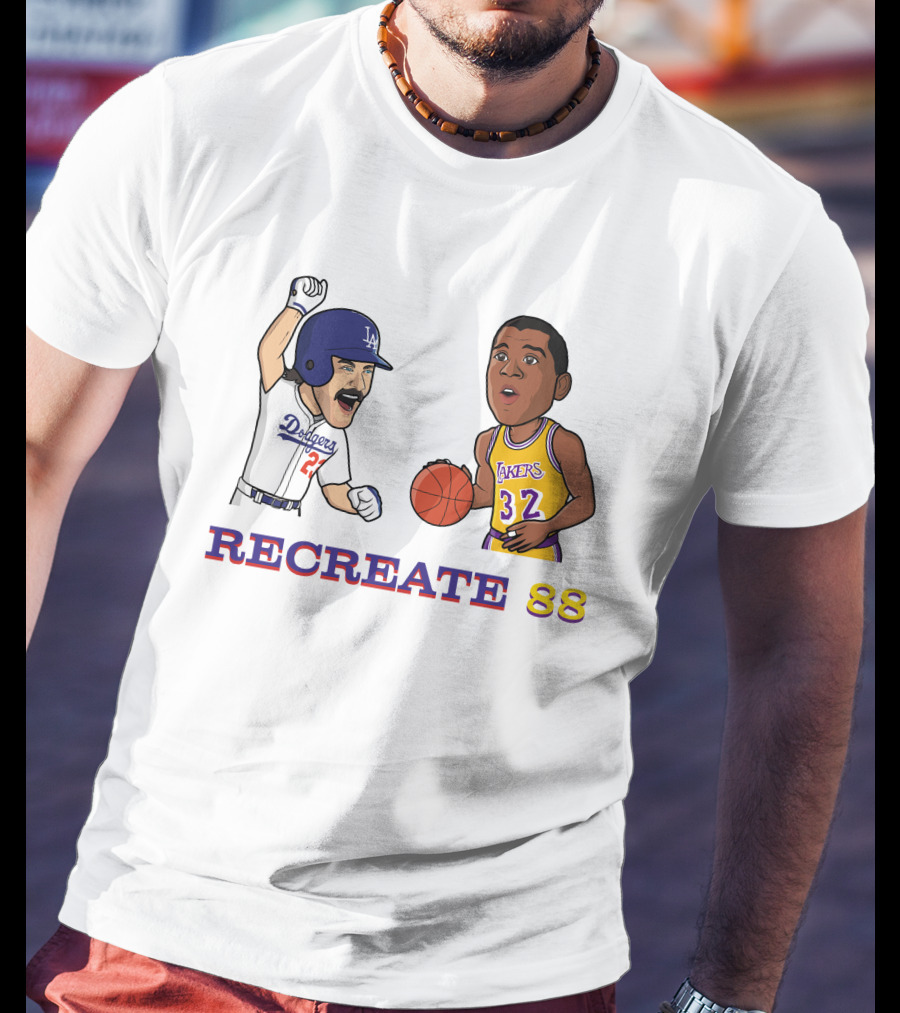 Dodgers Lakers Recreate 88 T-Shirt