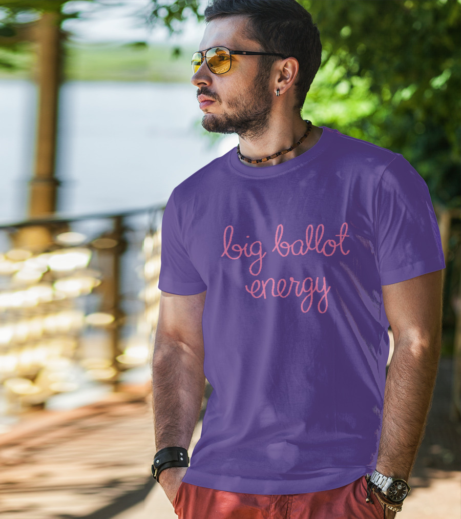 Big Ballot Energy Purple T-Shirt