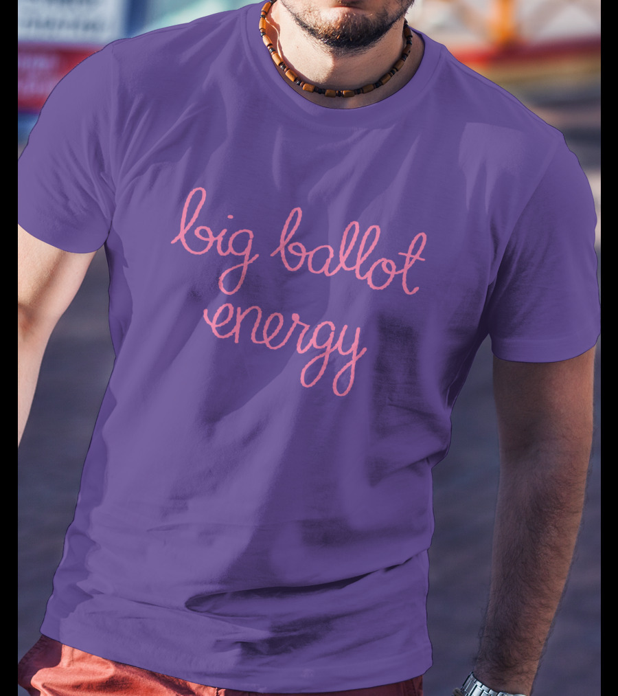 Big Ballot Energy Purple T-Shirt
