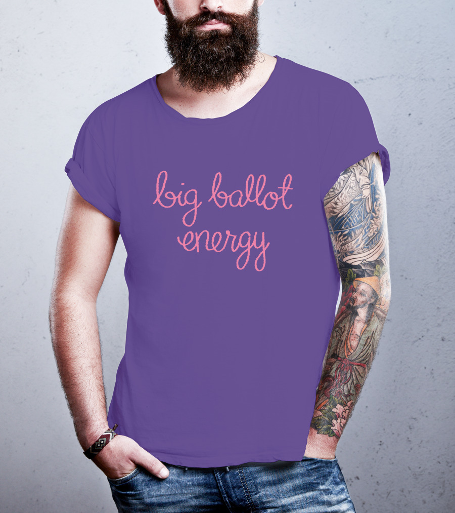 Big Ballot Energy Purple T-Shirt