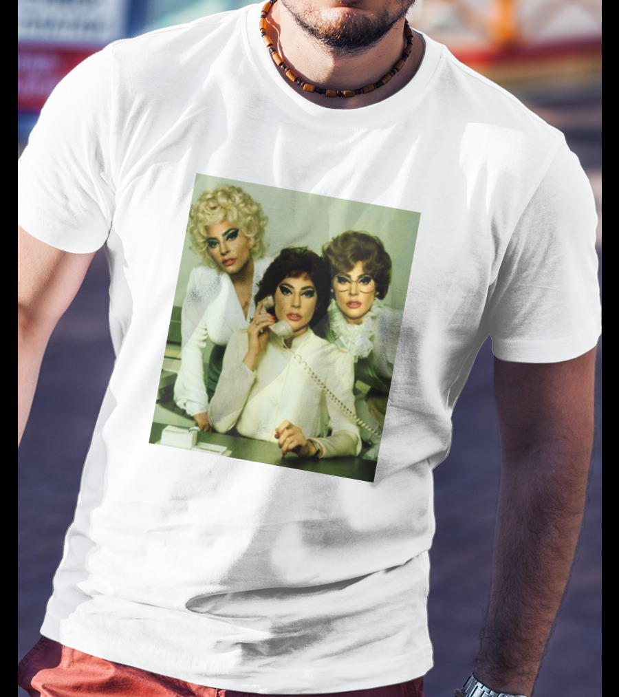 Gaga 9 To 5 Vintage Office Look T-Shirt
