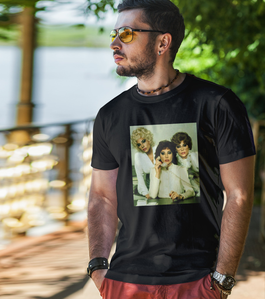 Ronald Mcdonkey Merch Gaga 9To5 Retro Trio Office Vibe T-Shirt