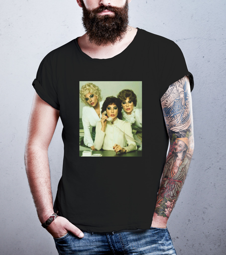 Ronald Mcdonkey Merch Gaga 9To5 Retro Trio Office Vibe T-Shirt