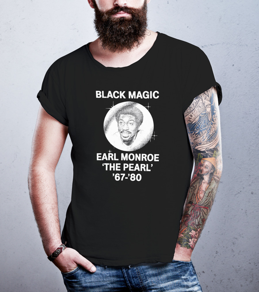 Black Magic Earl Monroe 'The Pearl' '67-'80 T-Shirt