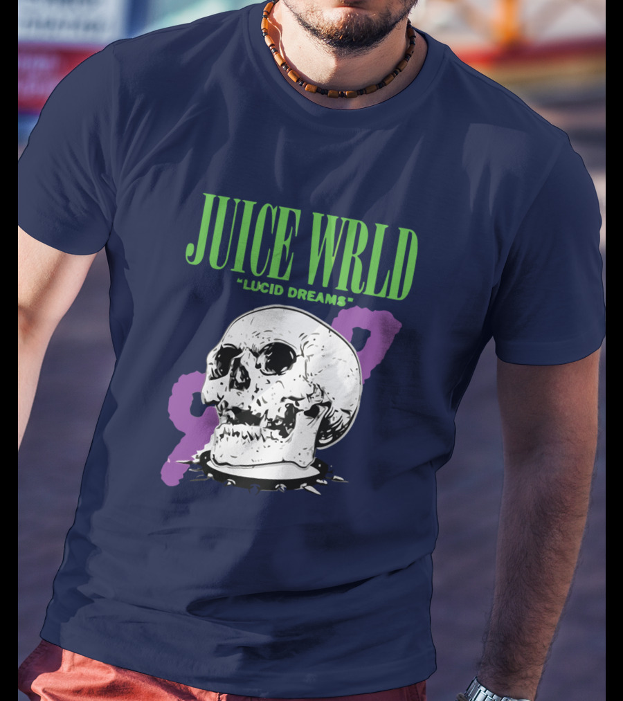 JUICE WRLD LUCID DREAMS 999 Skull T-Shirt