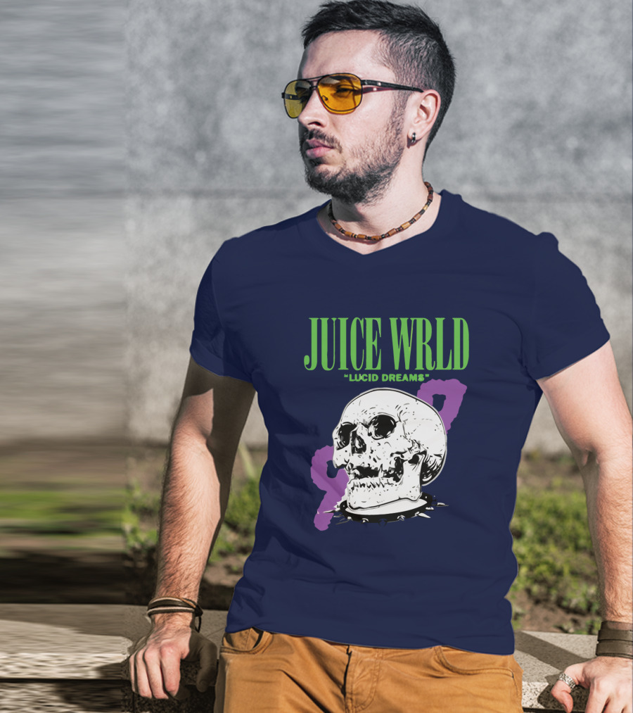 JUICE WRLD LUCID DREAMS 999 Skull T-Shirt