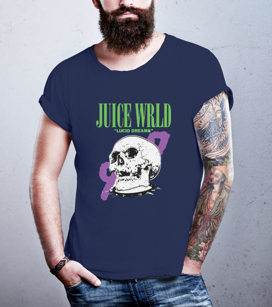 JUICE WRLD LUCID DREAMS 999 Skull T-Shirt