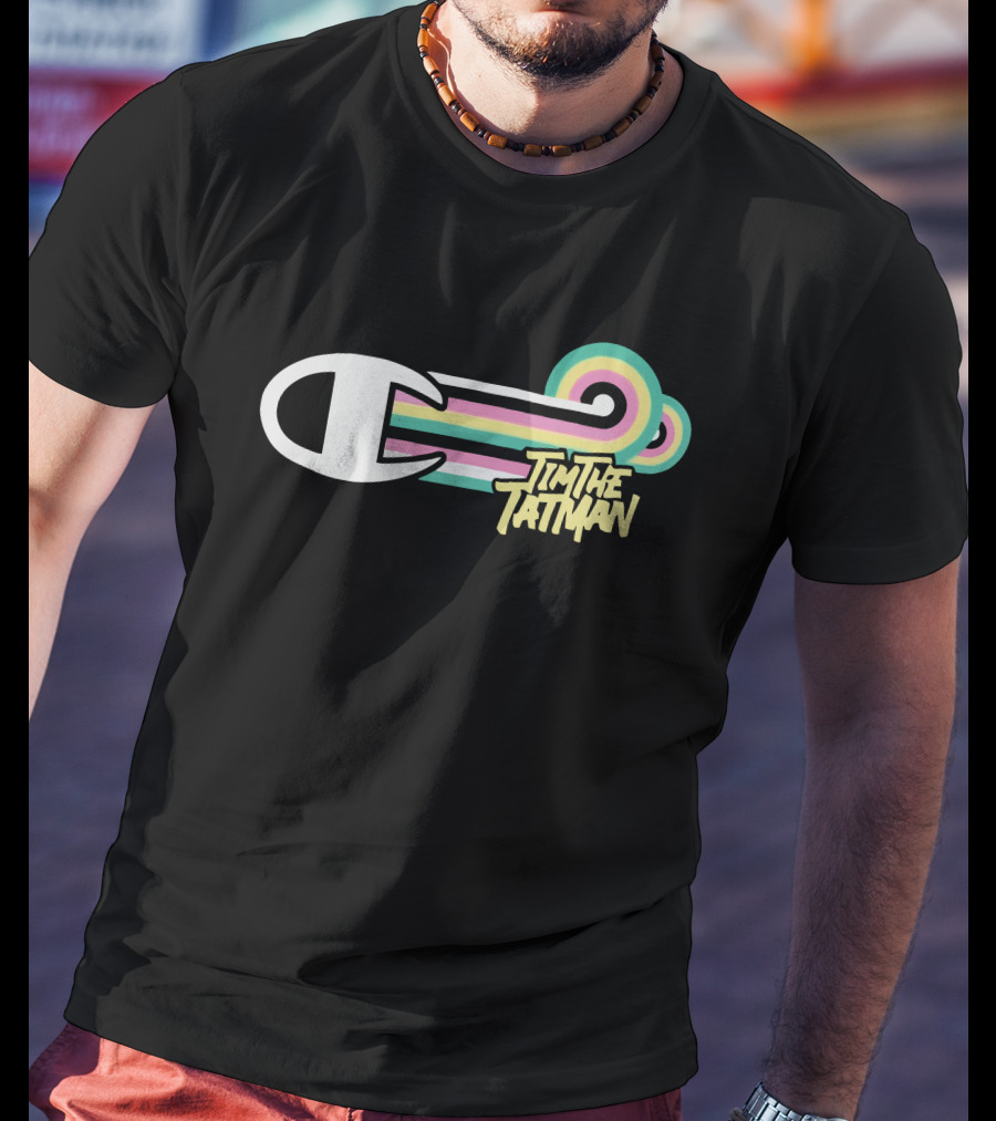 TimTheTatman Colorful Safety Pin T-Shirt
