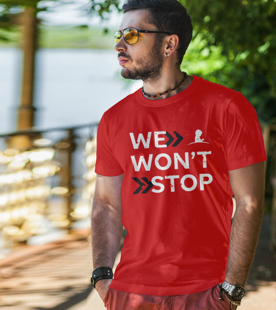 St Jude We Won't Stop Arrow T-Shirt