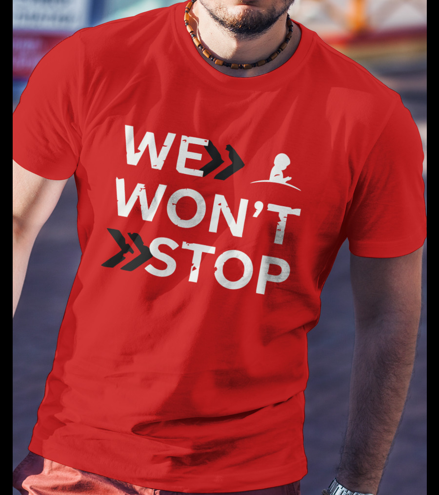 St Jude We Won't Stop Arrow T-Shirt