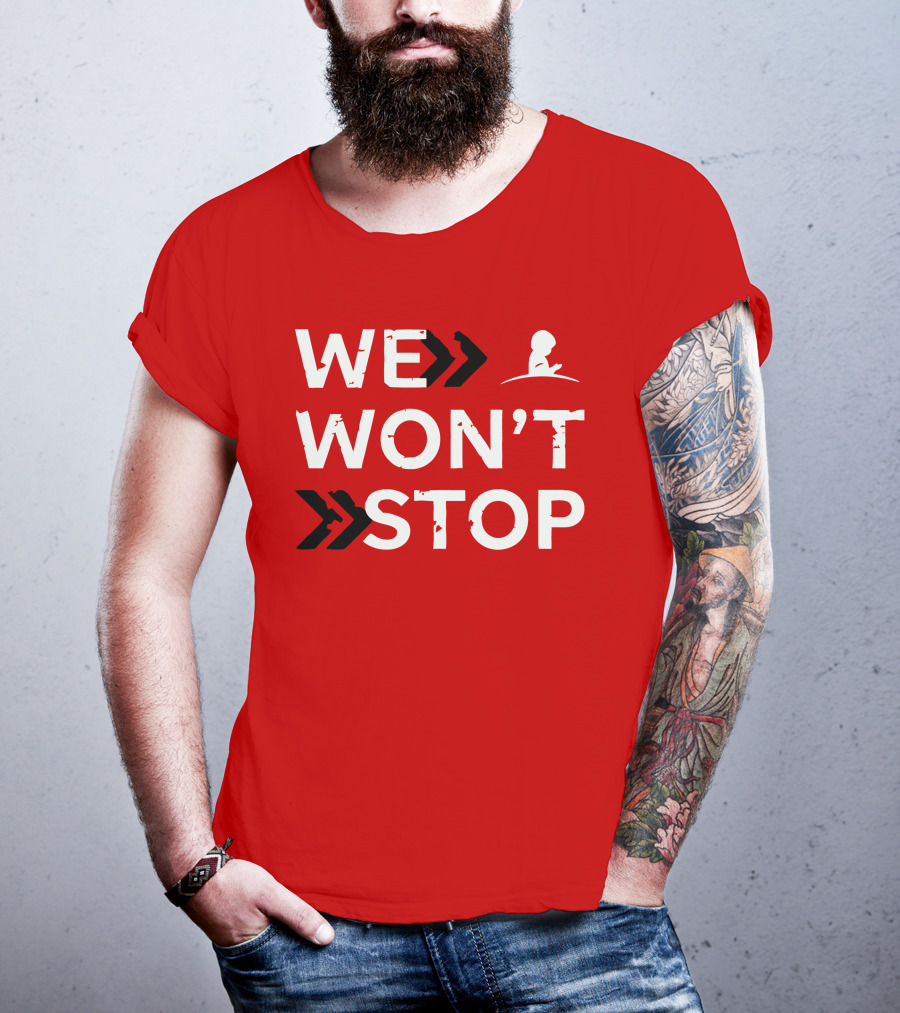 St Jude We Won't Stop Arrow T-Shirt