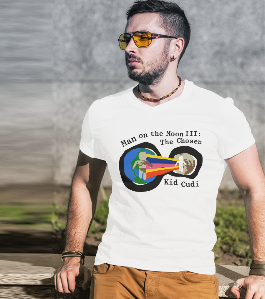 Man On The Moon III: The Chosen Kid Cudi CPFM For MOTM III Heaven On Earth T-Shirt
