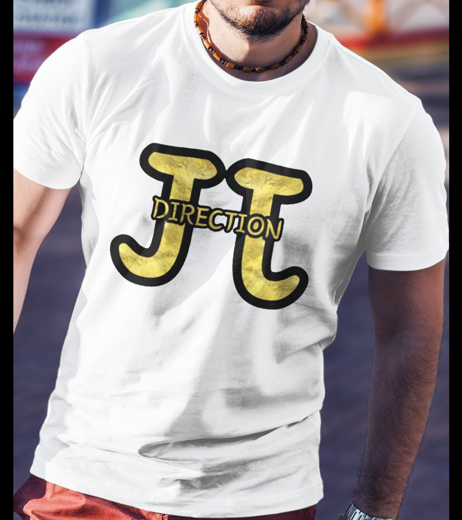 JJ Direction Light Gold Mirror T-Shirt