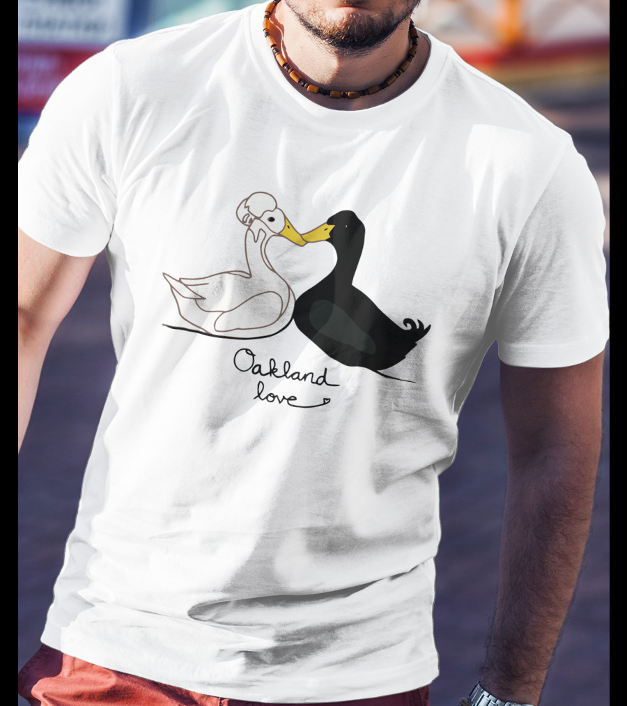 Oakland Love Cutest Duck Couple T-Shirt