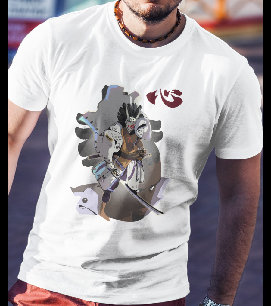 Nagoriyuki Samurai Warrior Guilty Gear Character T-Shirt