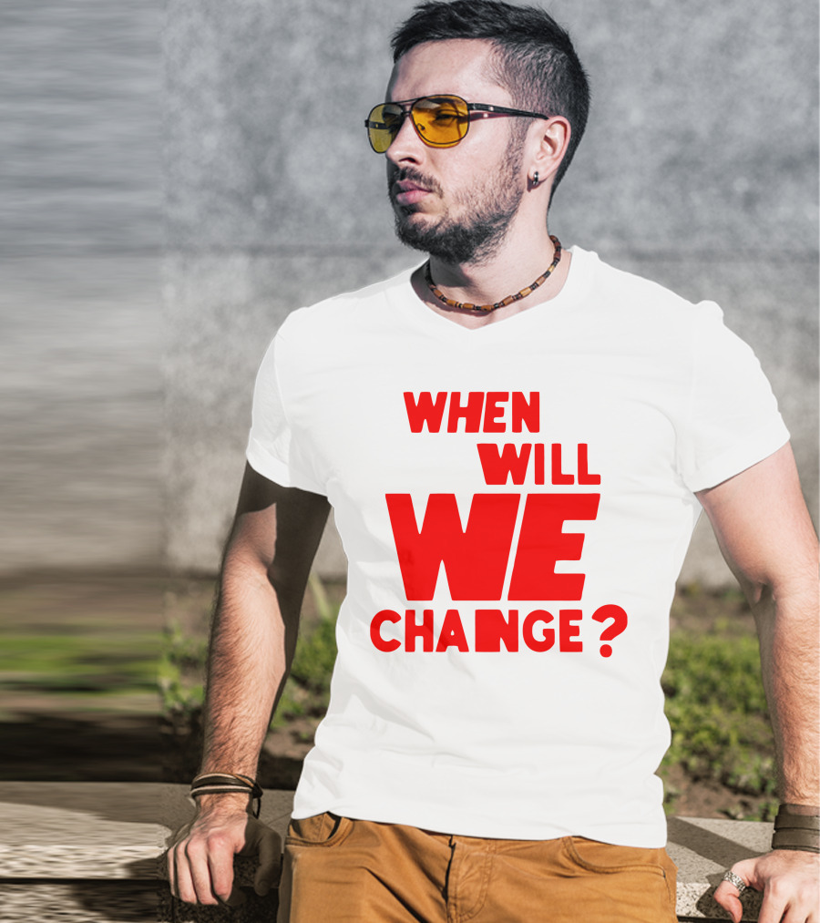 Lewis Hamilton When Will We Change? T-Shirt