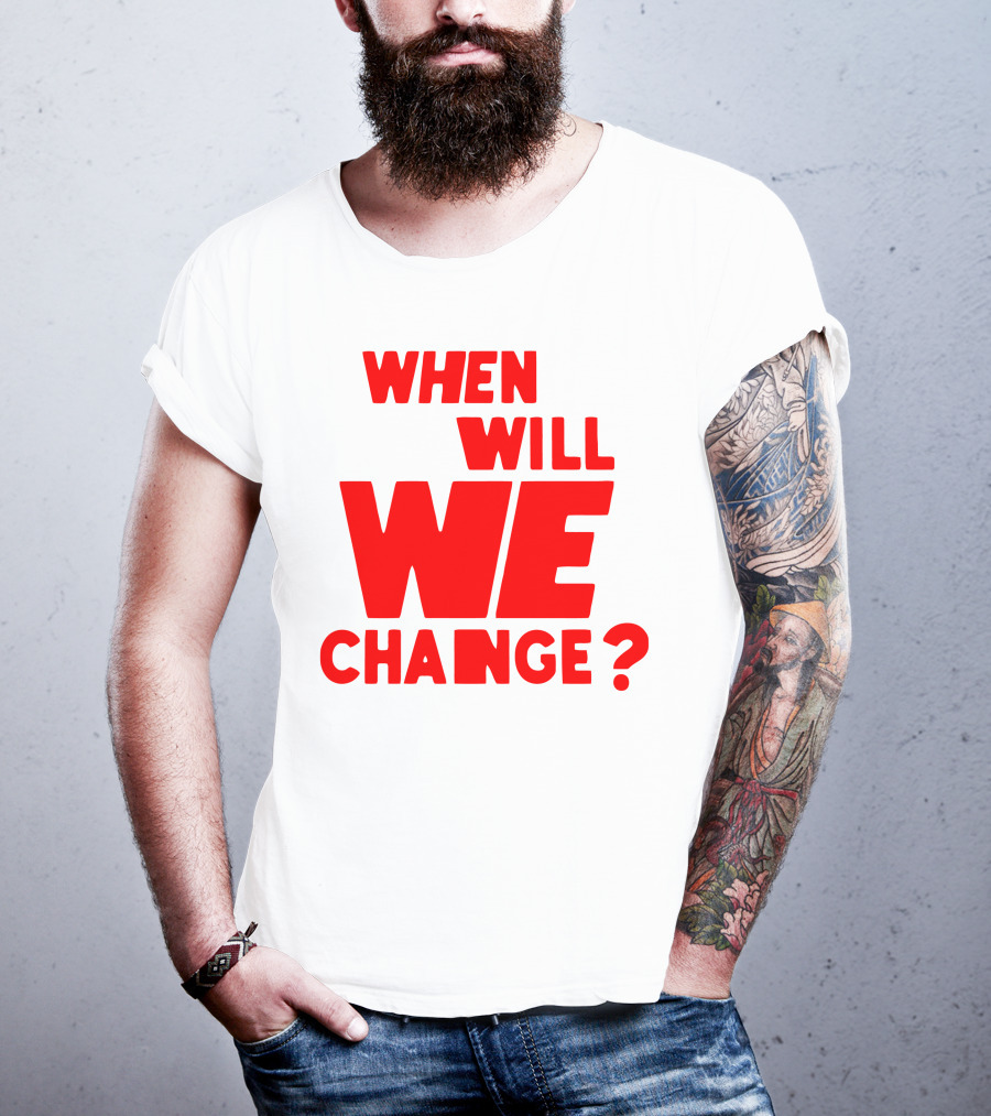 Lewis Hamilton When Will We Change? T-Shirt