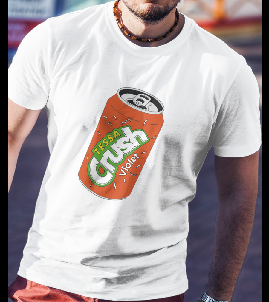 Tessa Violet Crush Soda Can T-Shirt