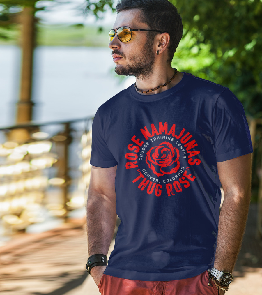 Thug Rose Namajunas Gaudge Training Center Denver Colorado T-Shirt