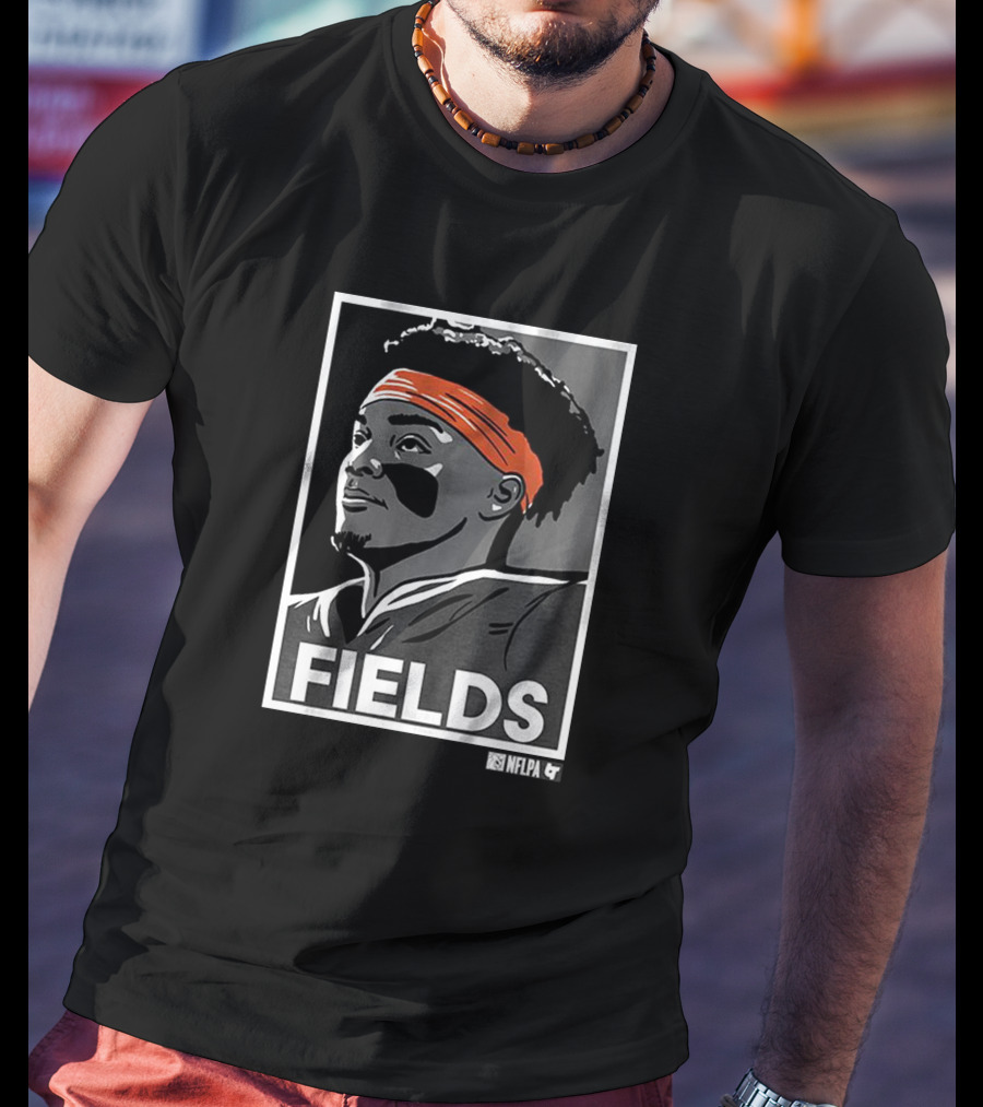 Justin Fields Chicago Bears NFLPA T-Shirt