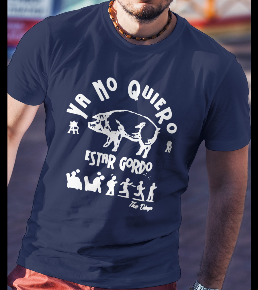 Ya No Quiero Estar Gordo Pig And People Dance T-Shirt