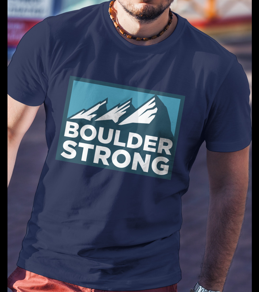 Boulder Strong Mountain Peaks T-Shirt