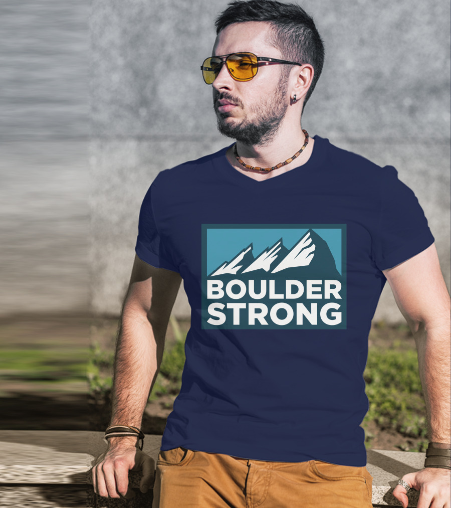 Boulder Strong Mountain Peaks T-Shirt