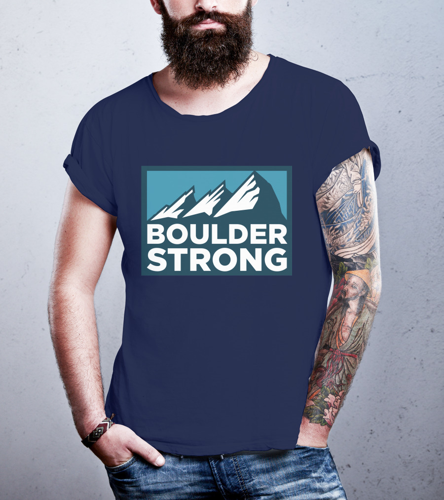 Boulder Strong Mountain Peaks T-Shirt