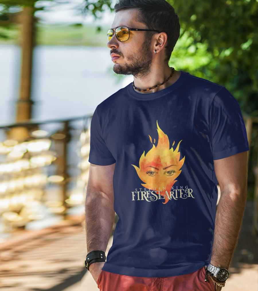 Stephen King Firestarter Fiery Eyes T-Shirt