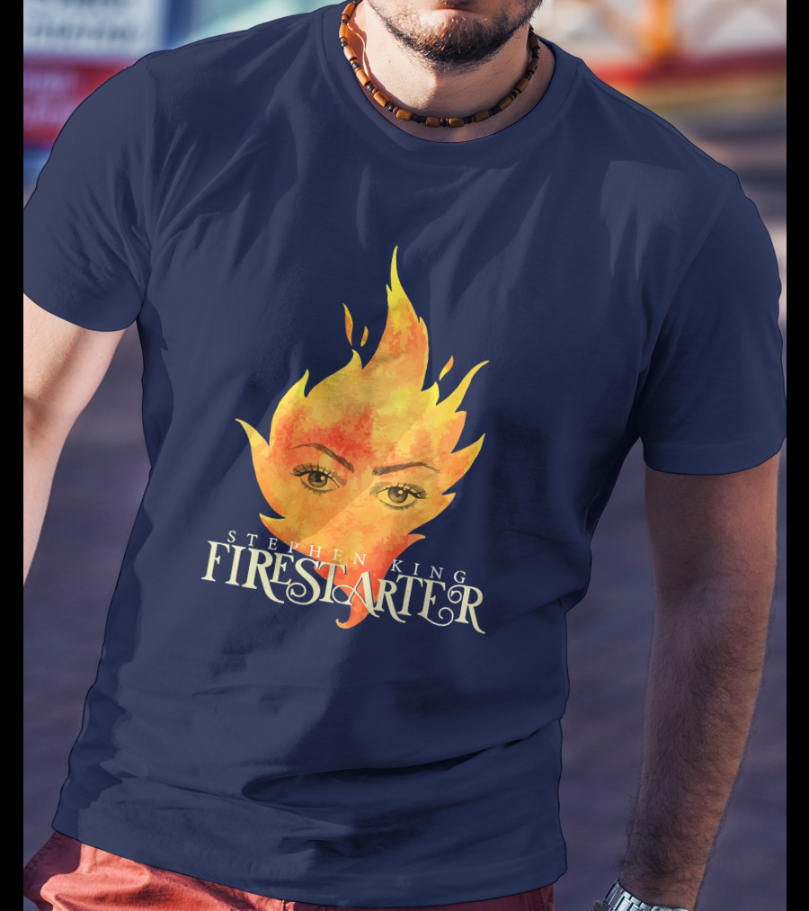 Stephen King Firestarter Fiery Eyes T-Shirt