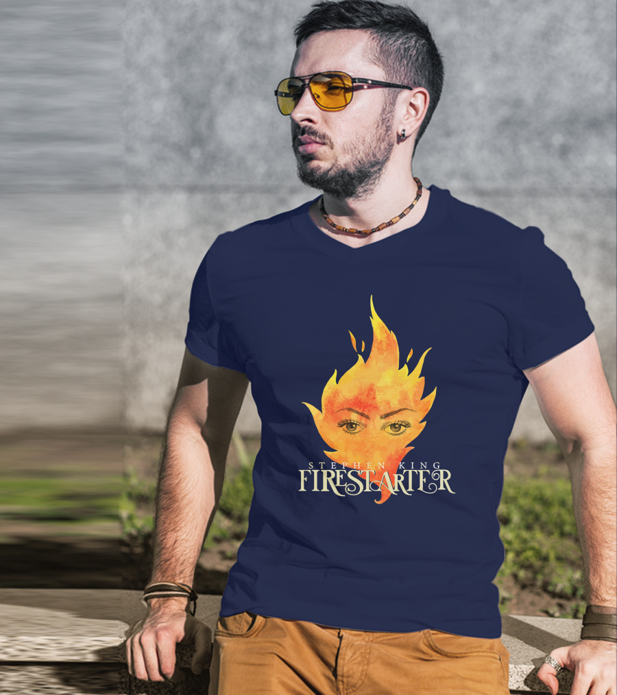 Stephen King Firestarter Fiery Eyes T-Shirt