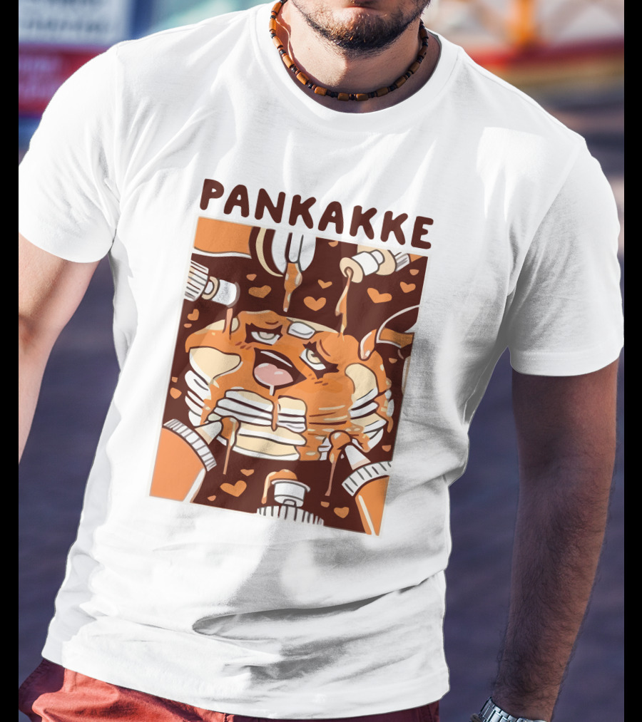 Pankakke Melting Pancake Heart Candies Syrup Bottles T-Shirt